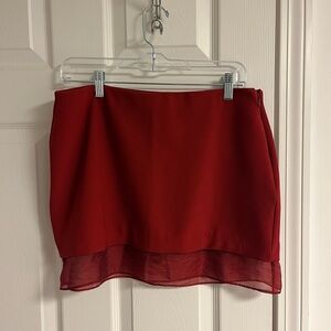 Abercrombie & Fitch Red skirt nwt